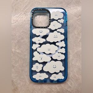 Casetify Blue and White Cloudy Phone Case